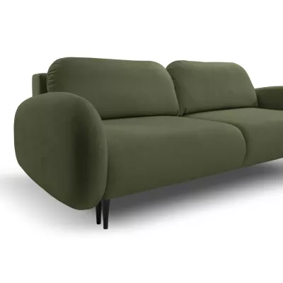 Rozkladací dvojsedák s úložným priestorom MORDEN - khaki