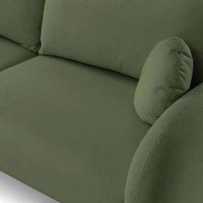 Rozkladací dvojsedák s úložným priestorom MORDEN - khaki