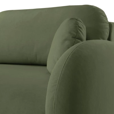 Rozkladací dvojsedák s úložným priestorom MORDEN - khaki