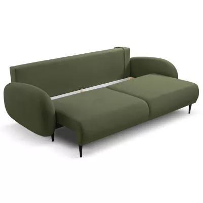 Rozkladací dvojsedák s úložným priestorom MORDEN - khaki