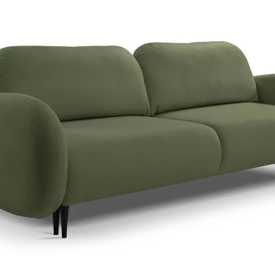 Rozkladací dvojsedák s úložným priestorom MORDEN - khaki