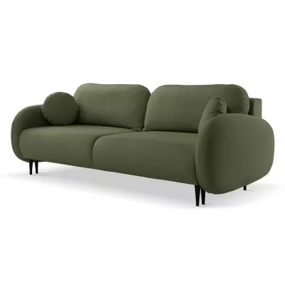 Rozkladací dvojsedák s úložným priestorom MORDEN - khaki
