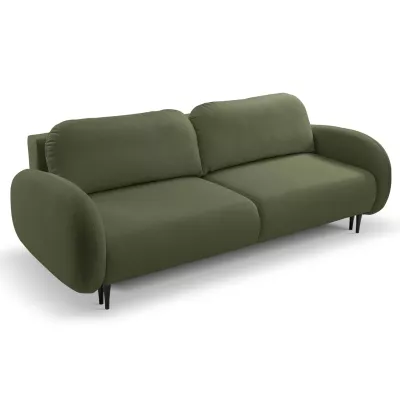 Rozkladací dvojsedák s úložným priestorom MORDEN - khaki