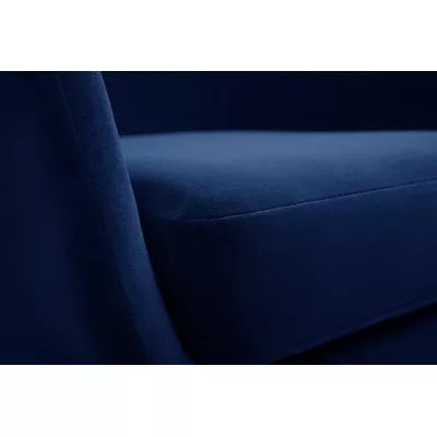 Čalúnené konferenčné kreslo GANDER - námornícke modré