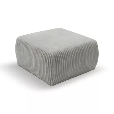 Čalúnená taburetka SUDBURY - šedá