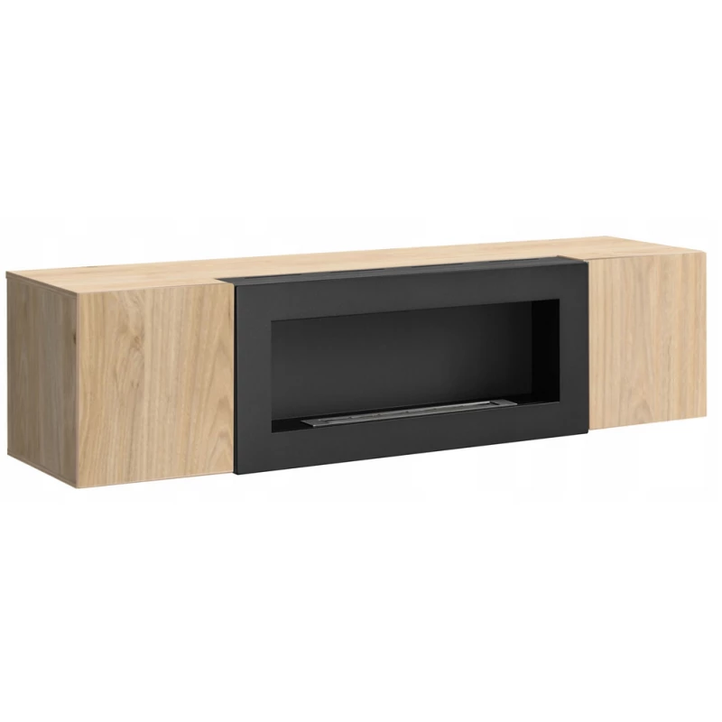 TV stolík s biokrbom FREYA - hickory jackson