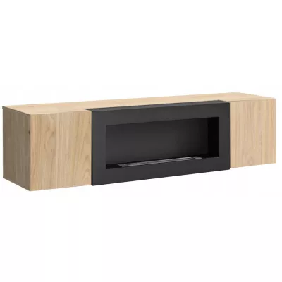 TV stolík s biokrbom FREYA - hickory jackson