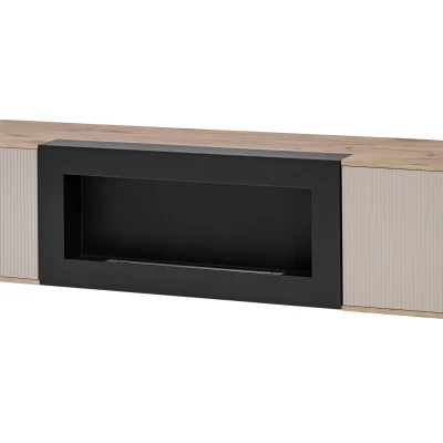 TV stolík HAIKA s biokrbom - dub viking / kašmír