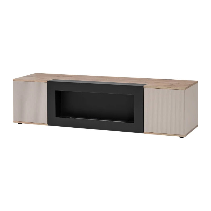 TV stolík HAIKA s biokrbom - dub viking / kašmír
