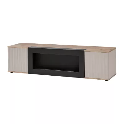TV stolík HAIKA s biokrbom - dub viking / kašmír