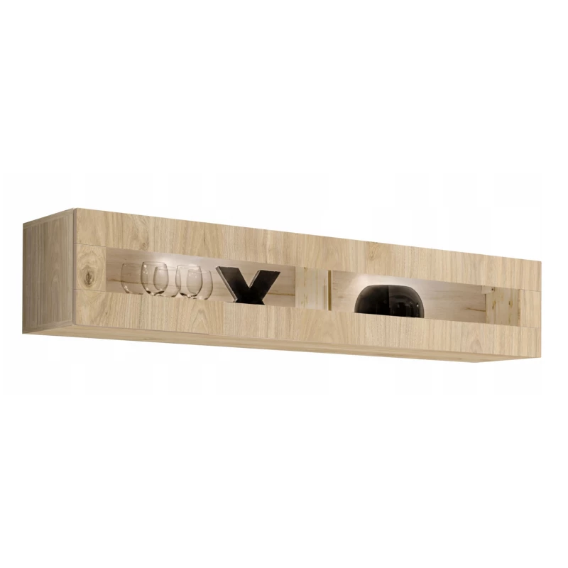 Závesná skrinka FREYA s osvetlením - hickory jackson