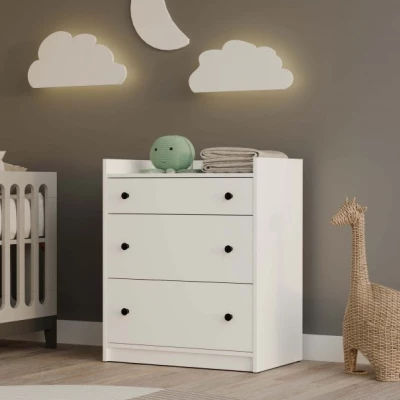 Prebaľovacia komoda ZAREEN - biela