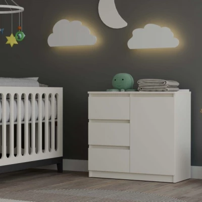 Úzka kombinovaná komoda ELBE - kašmír