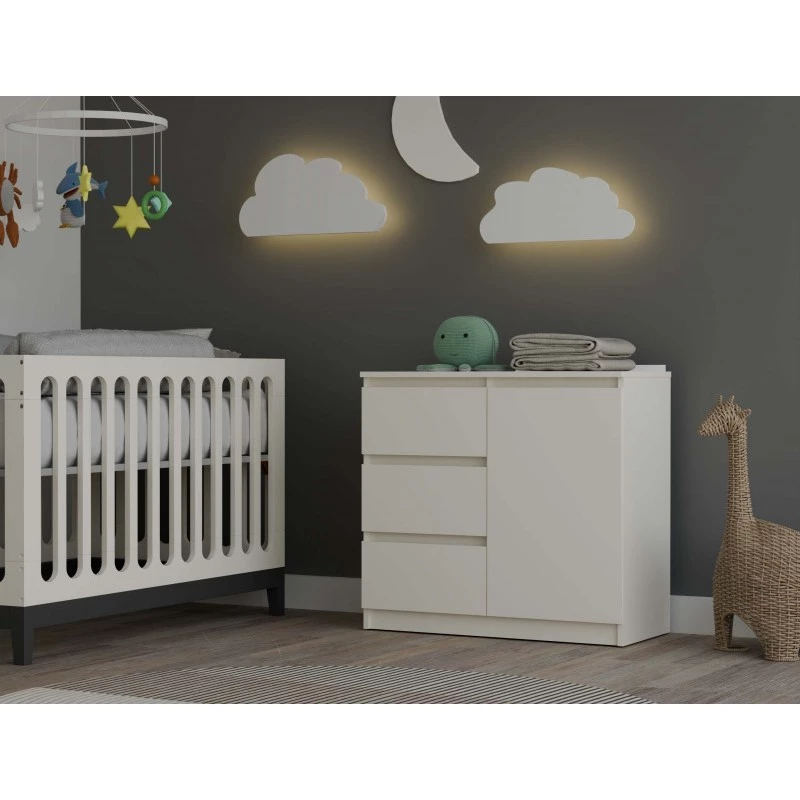 Úzka kombinovaná komoda ELBE - kašmír