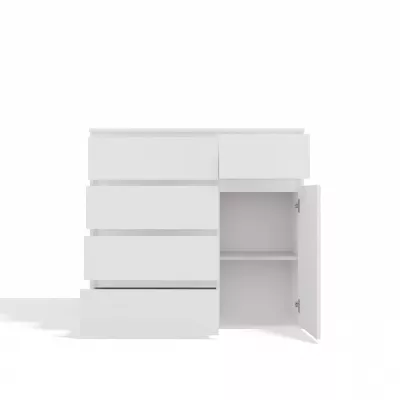 Komoda so šuplíkmi ELBE - biela