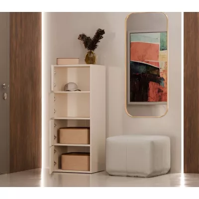 Úzka komoda s dvierkami ATALLA - kašmír