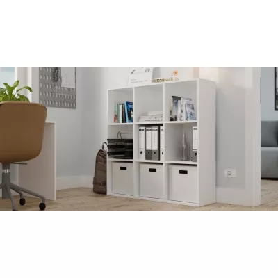 Policový regál RAINIS 6 - biely