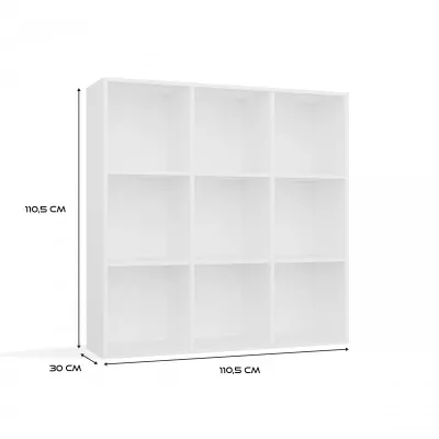 Policový regál RAINIS 6 - biely