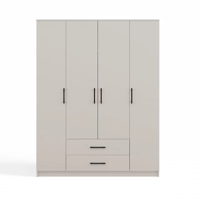 Šatníková skriňa so šuplíkmi 160 cm RAGNAR - kašmír