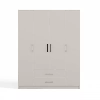 Šatníková skriňa so šuplíkmi 160 cm RAGNAR - kašmír