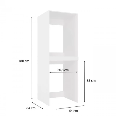 Skrinka na práčku a sušičku MARGO - biela