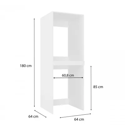 Skrinka na práčku a sušičku MARGO - biela