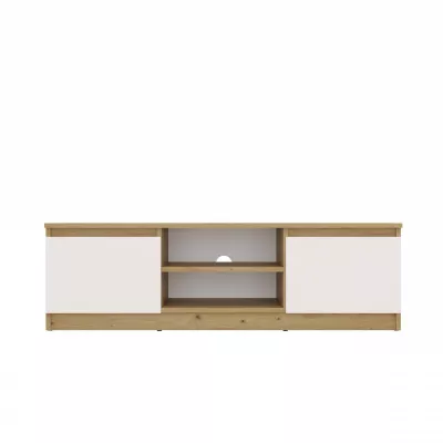 Stolík pod televízor SABA 1 - dub artisan / biely