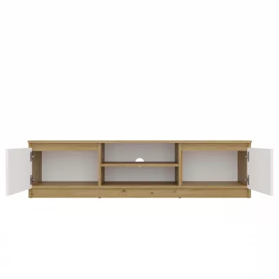 Televízny stolík SABA 2 - dub artisan / biely