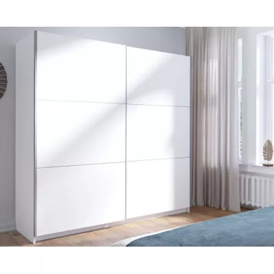 Vysoká šatníková skriňa 151 cm APASTO - biela