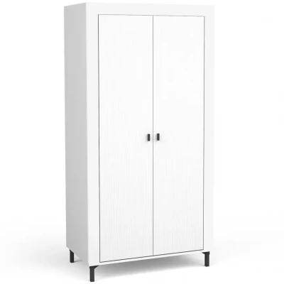 Šatníková skriňa 97 cm AUROVA - biela