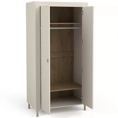 Šatníková skriňa 97 cm AUROVA - kašmír