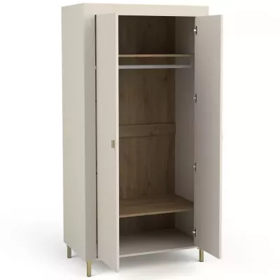 Šatníková skriňa 97 cm AUROVA - kašmír