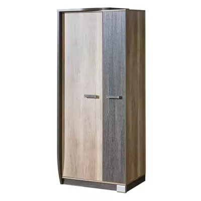 Šatníková skriňa 80 cm BENSON - dub canyon / arusha, ľavá