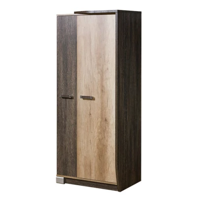 Šatníková skriňa 80 cm BENSON - dub canyon / arusha, pravá
