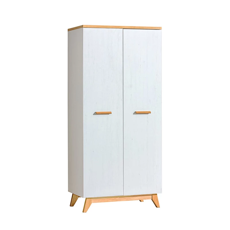 Šatníková skriňa 85 cm BUTNER - borovica andersen / dub nash