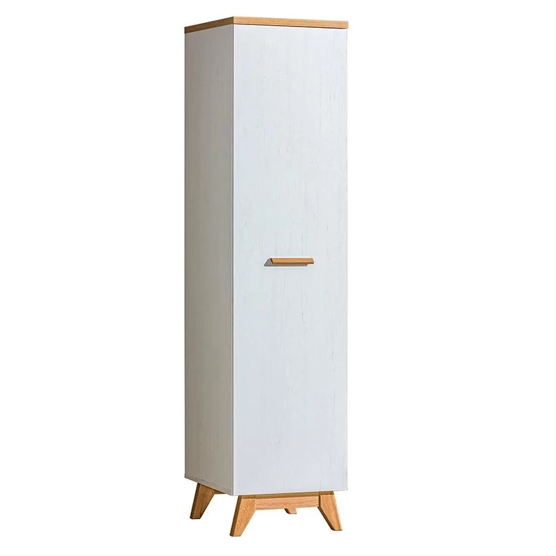 Policová šatníková skriňa 45 cm BUTNER - borovica andersen / dub nash
