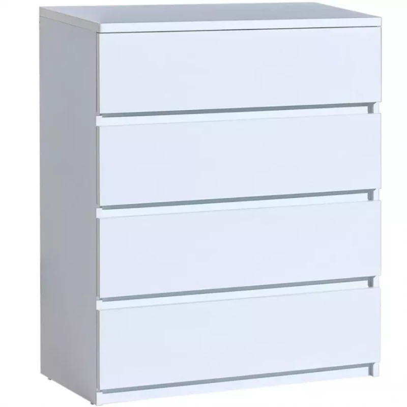 Šuplíková komoda CARYM - biela