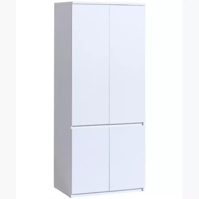 Šatníková skriňa 80 cm CARYM - biela