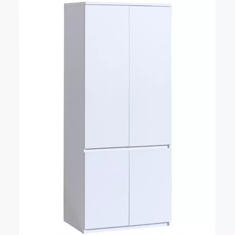 Šatníková skriňa 80 cm CARYM - biela