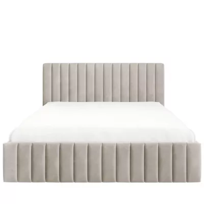 Manželská posteľ s úložným priestorom 160x200 ONANCOK 1 - latte