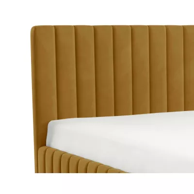 Manželská posteľ s úložným priestorom 140x200 ONANCOK 1 - latte
