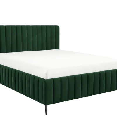 Dvojlôžková posteľ s úložným priestorom 180x200 ONANCOK 2 - zelená