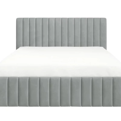 Dvojlôžková posteľ s úložným priestorom 140x200 ONANCOK 2 - šedá