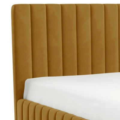 Dvojlôžková posteľ s úložným priestorom 140x200 ONANCOK 2 - latte