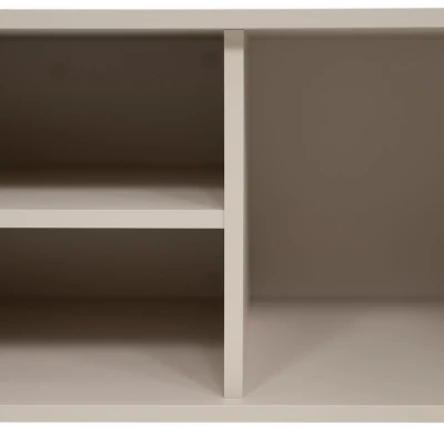 Široký TV stolík TAZEVEL - pieskový béžový
