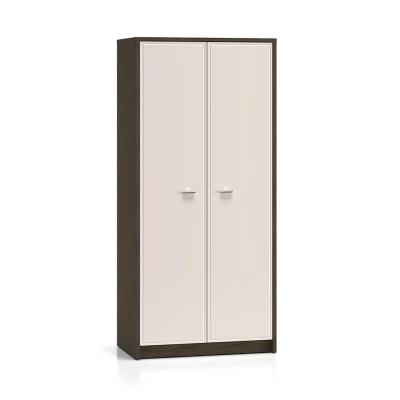 Šatníková skriňa 89 cm SAFIEH - dub / kašmír