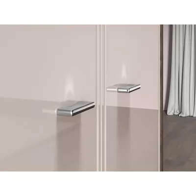 Šatníková skriňa 89 cm SAFIEH - dub / kašmír