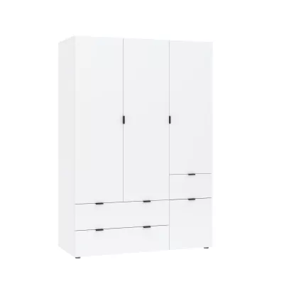 Šatníková skriňa 135 cm ZARA - biela