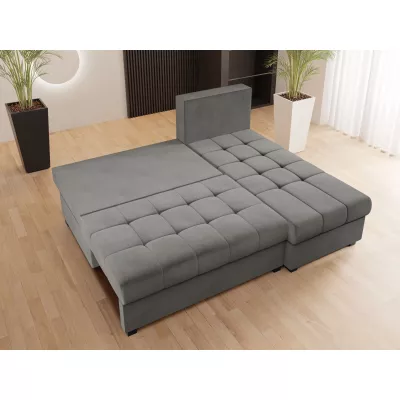 Rozkladacia rohová sedačka NARCIA - zelená