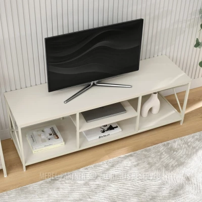 Televízny stolík DINKO - krémový